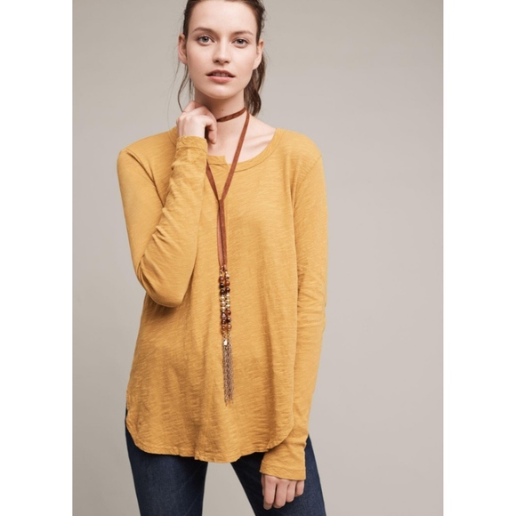 Anthropologie Tops - Anthropologie Seamed Scoop Tee